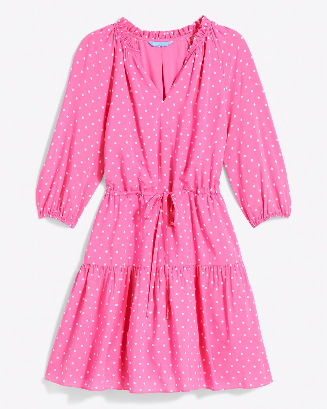 Martina Mini Dress in Polka Dots sold by Draper James product image thumbnail 2