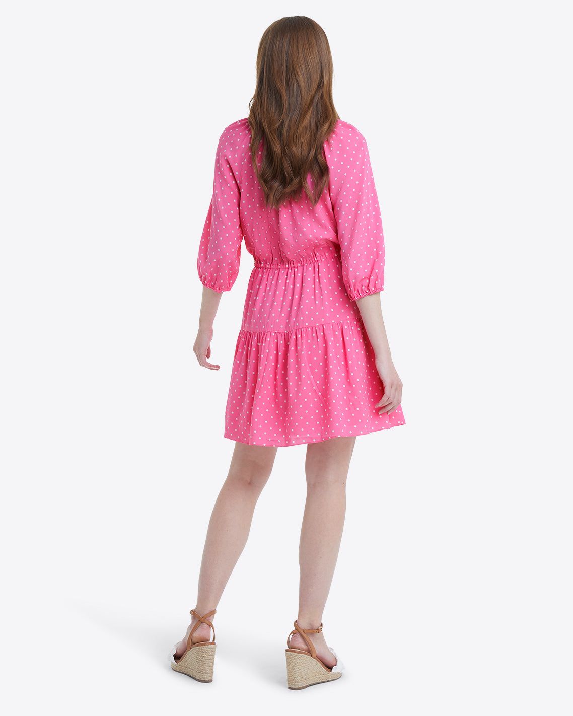 Martina Mini Dress in Polka Dots sold by Draper James product image thumbnail 3