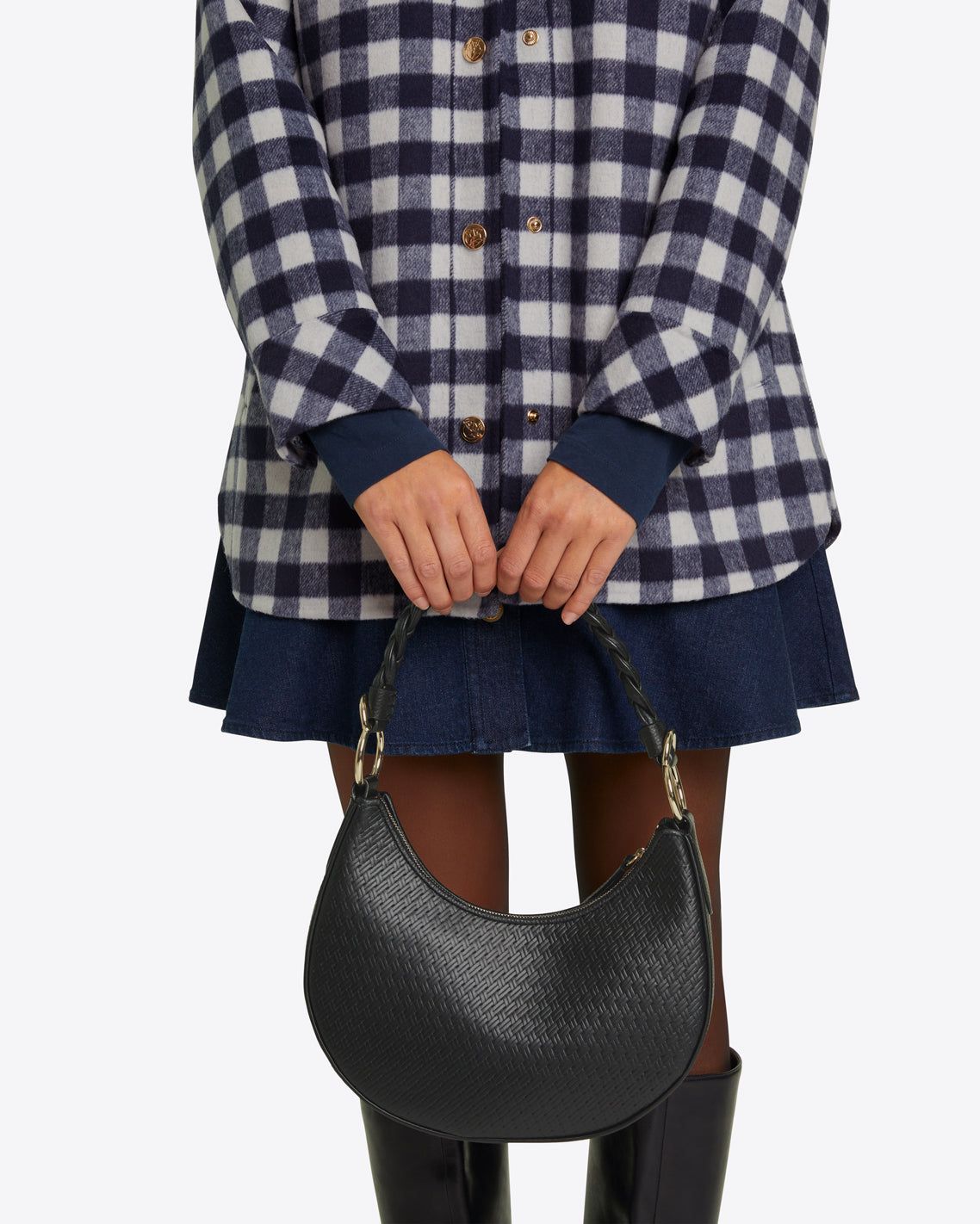 Micro Hobo in Black sold by Draper James product image thumbnail 3