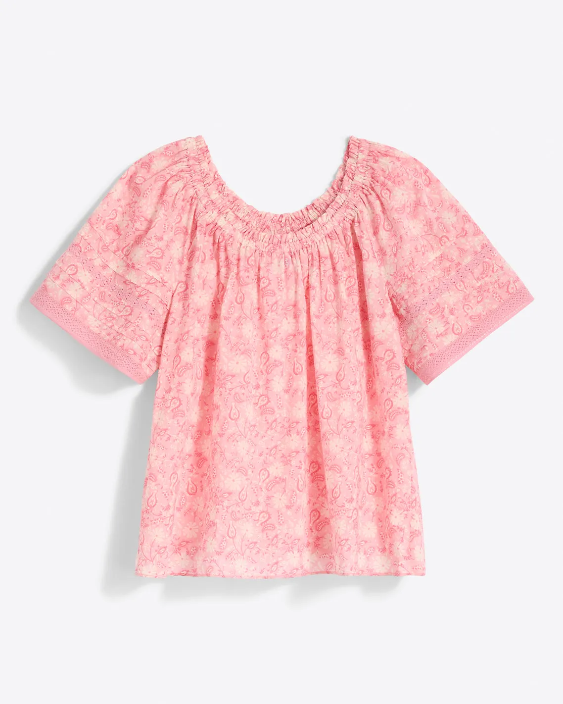 Donna Top in Pink Paisley sold by Draper James product image thumbnail 2