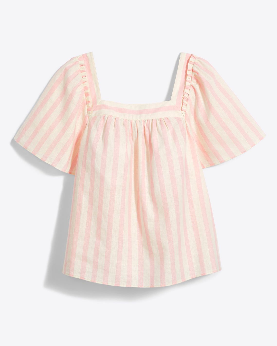 Maren Top in Pink Cabana Stripe sold by Draper James product image thumbnail 2