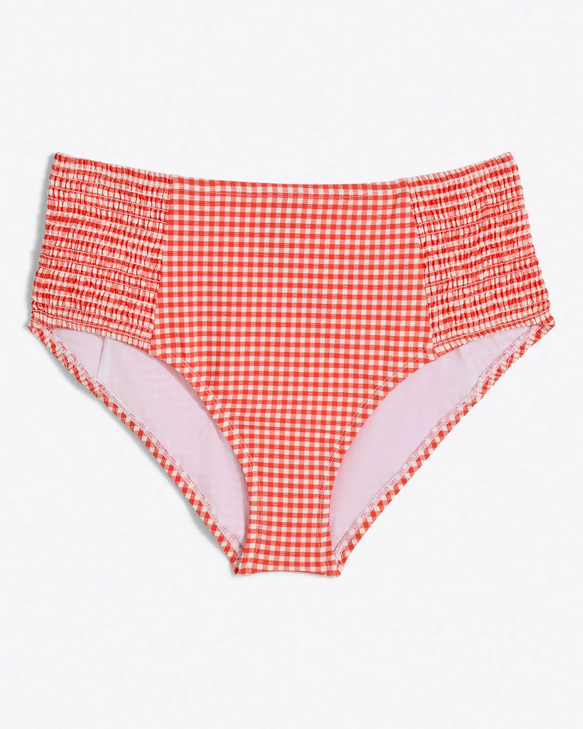 Smocked Bikini Bottom in Red Gingham sold by Draper James product image thumbnail 5