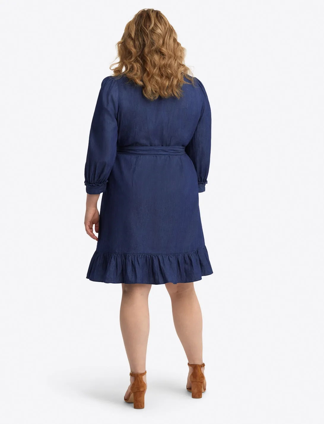 Reba Wrap Dress sold by Draper James product image thumbnail 4