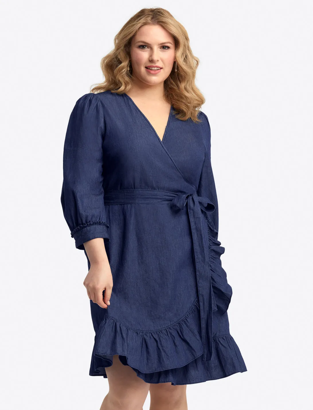 Reba Wrap Dress sold by Draper James product image thumbnail 5