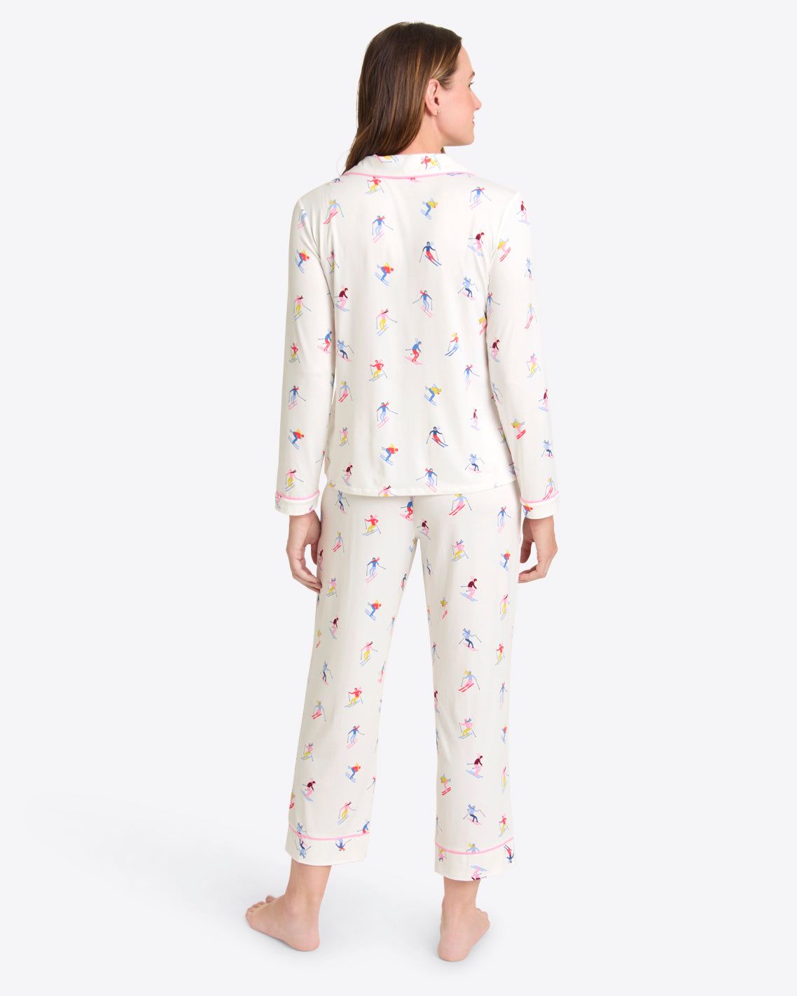 Linda Long-Sleeve Pajama Set in Ski School sold by Draper James product image thumbnail 4
