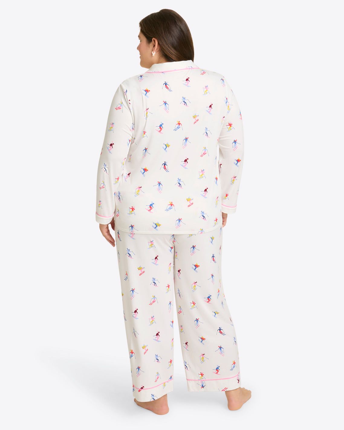 Linda Long-Sleeve Pajama Set in Ski School sold by Draper James product image thumbnail 5