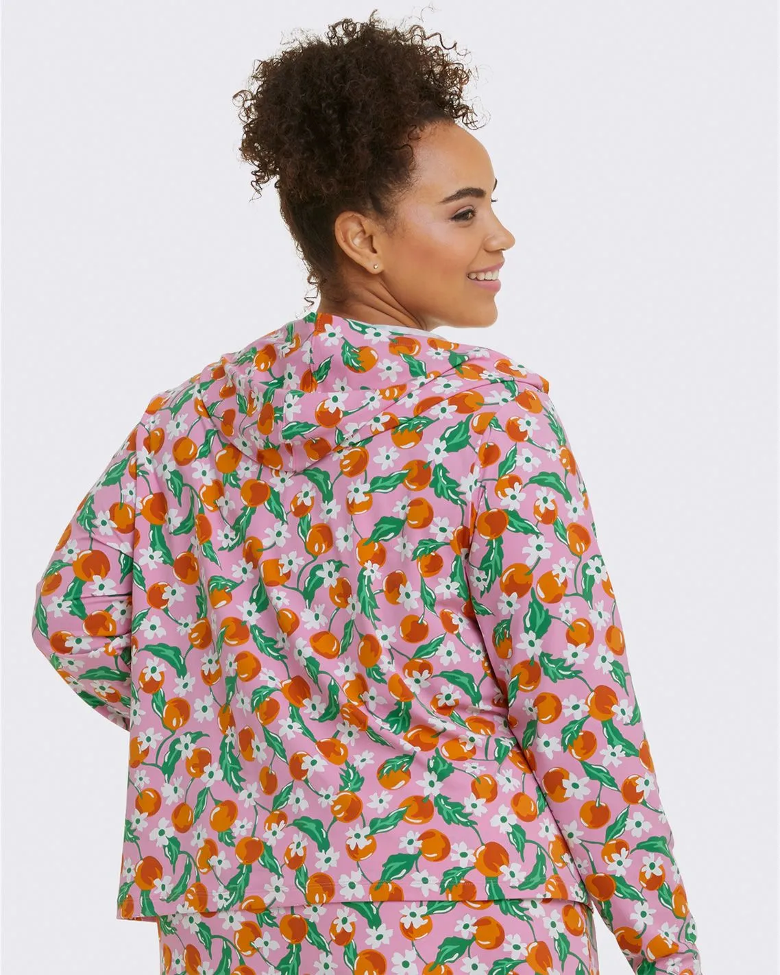 DJ x Lands' End Full Zip Long Sleeve Rash Guard Hoodie Cover-up sold by Draper James product image thumbnail 5