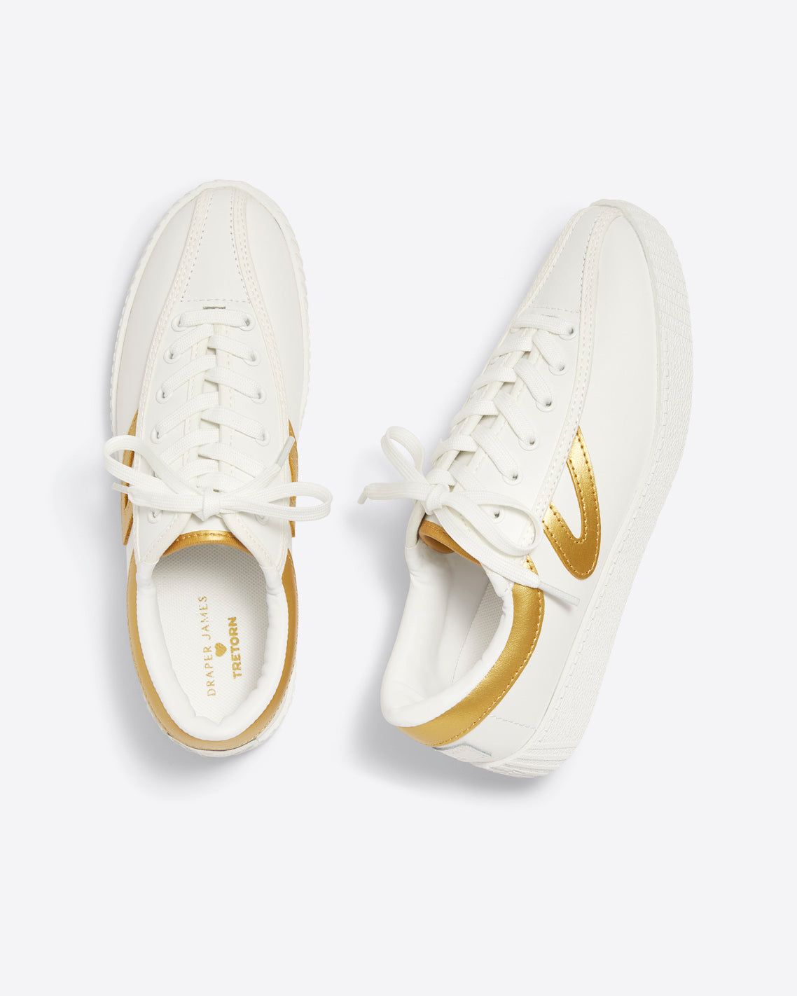 DJ x Tretorn Nylite Plus White Gold sold by Draper James product image thumbnail 3