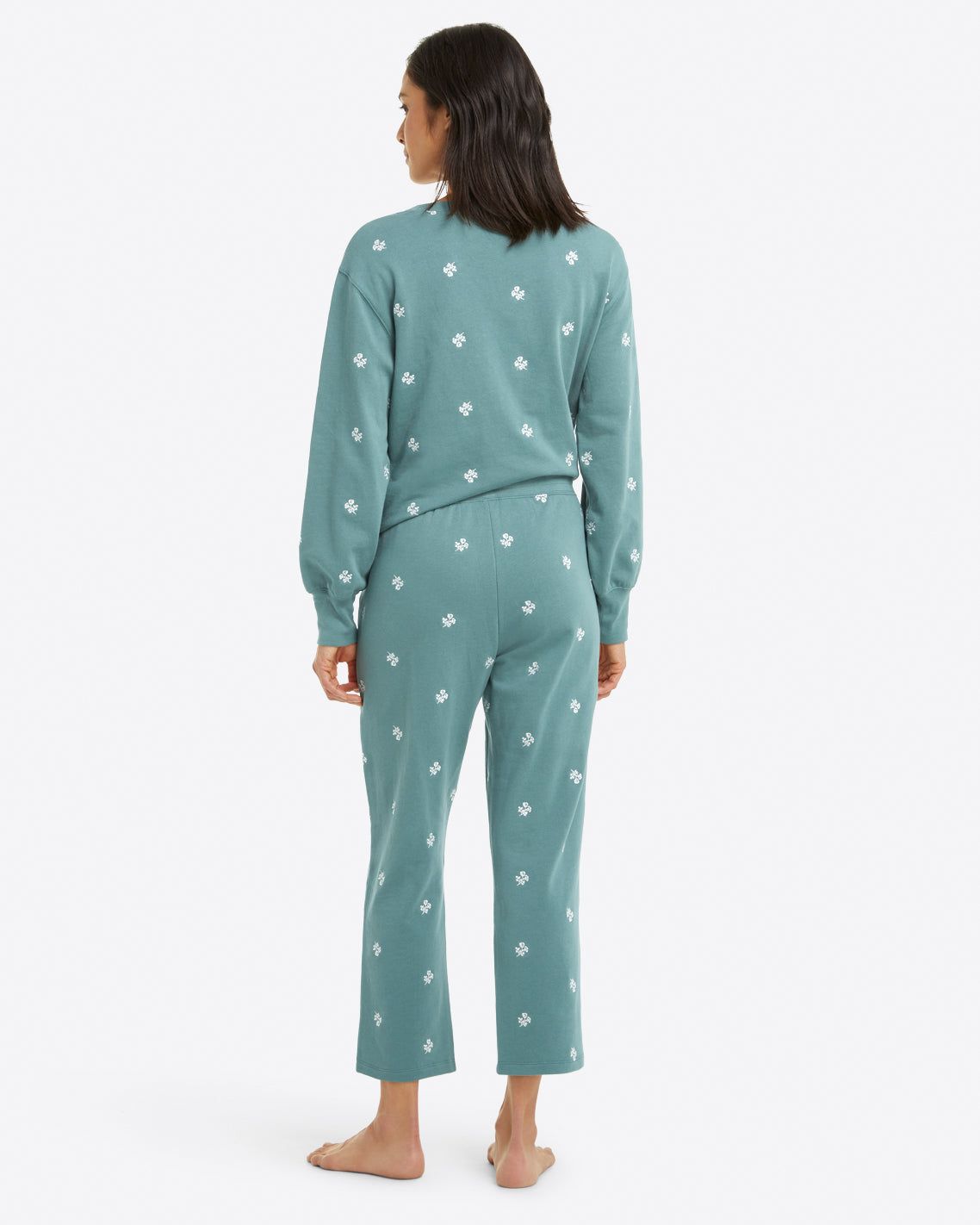 Natalie Sweatpants in Embroidered Viola sold by Draper James product image thumbnail 3