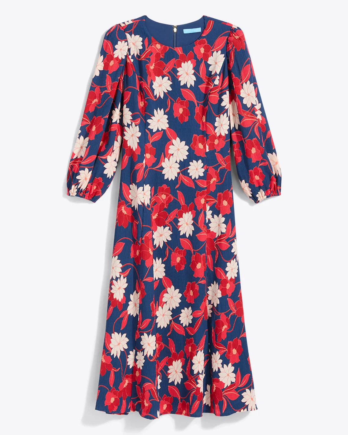 Matilda Midi Dress in Crinkle Plissé sold by Draper James product image thumbnail 4
