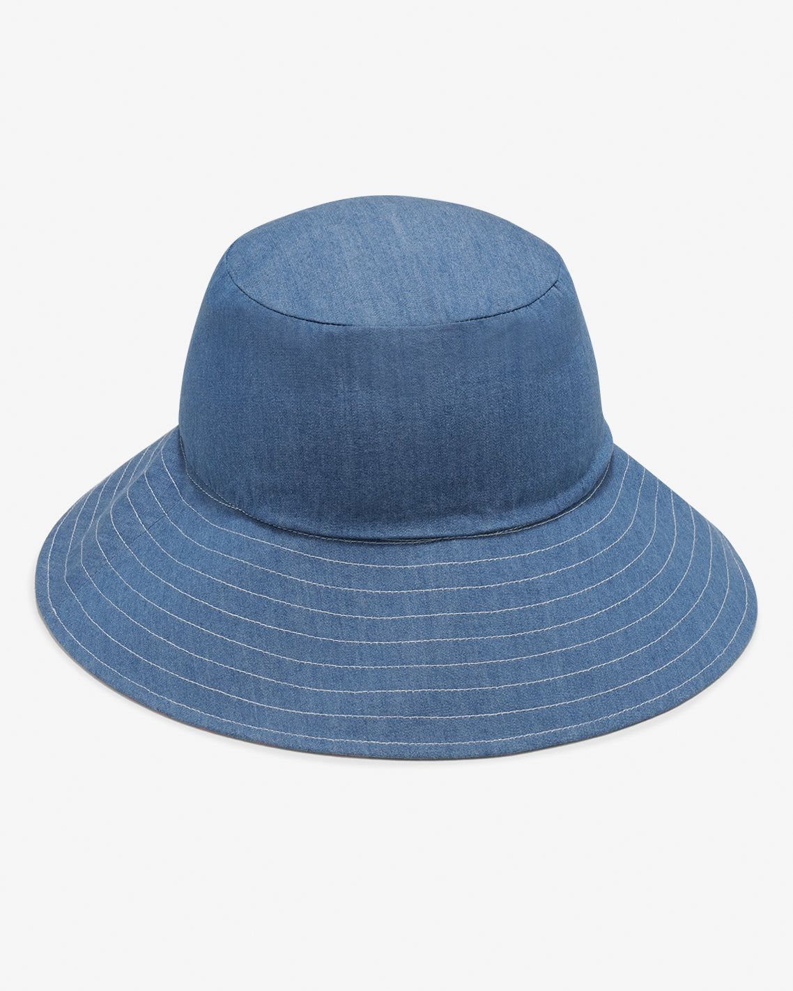 Reversible Bucket Hat in Seersucker Stripe sold by Draper James product image thumbnail 3