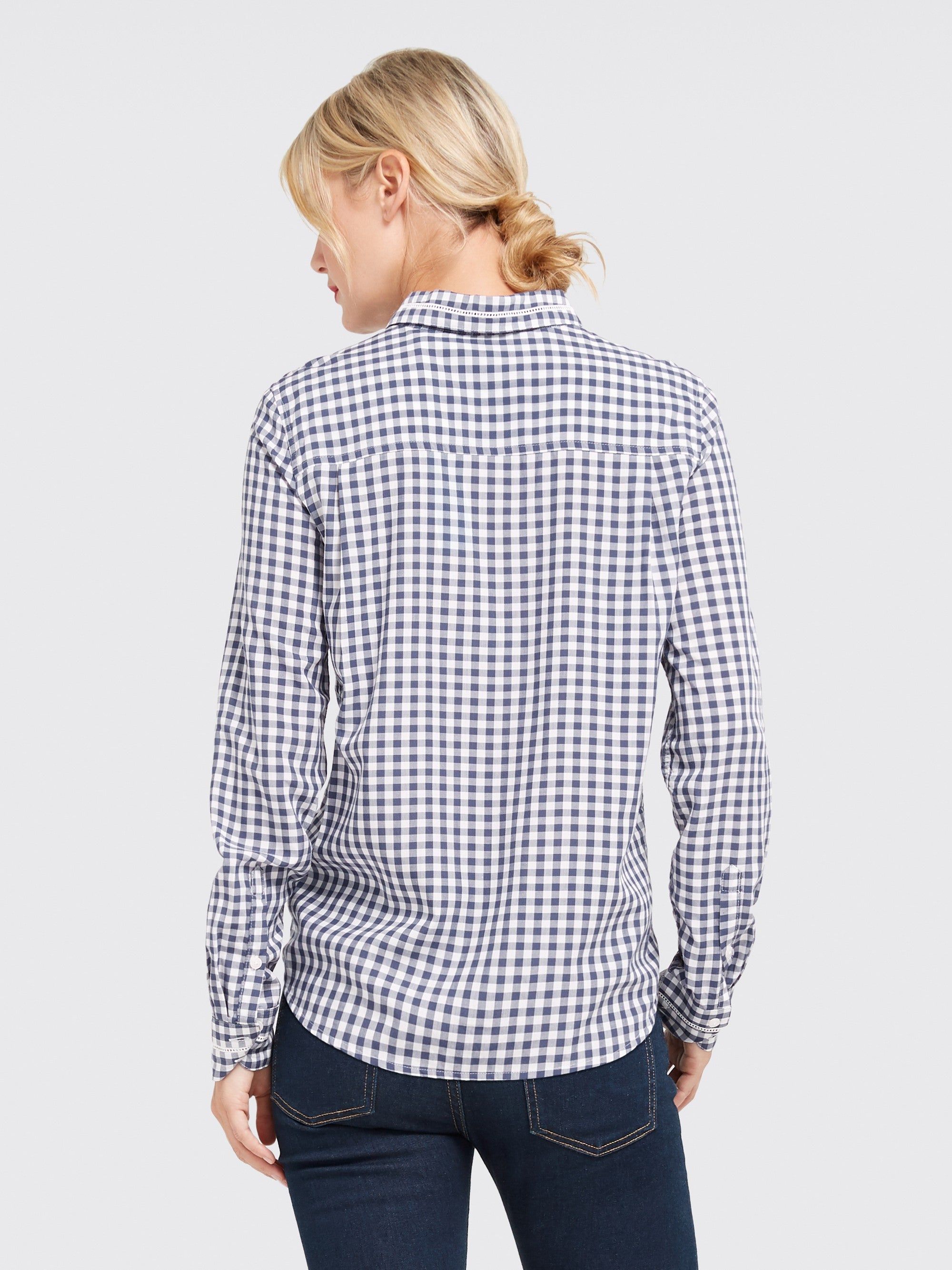 Gingham Classic Button Down sold by Draper James product image thumbnail 3