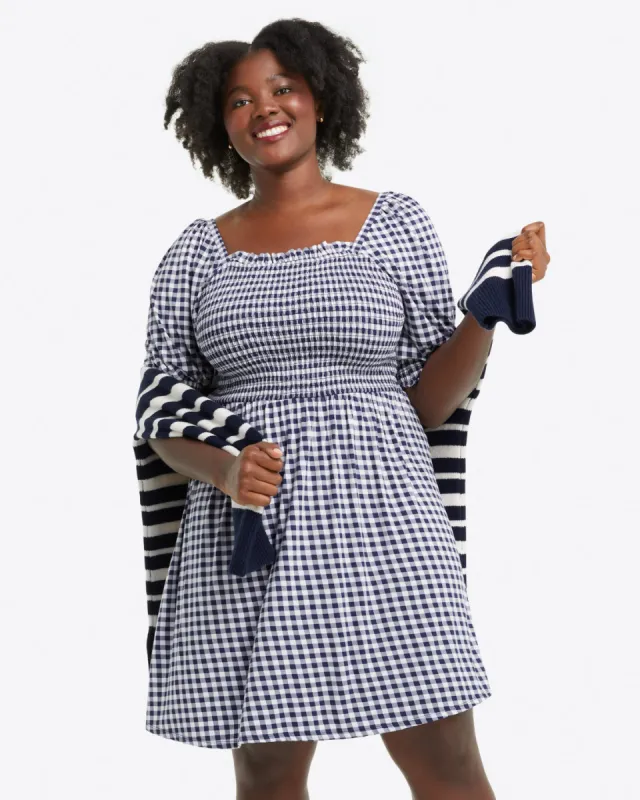 Jo Dee Dress in Gingham sold by Draper James