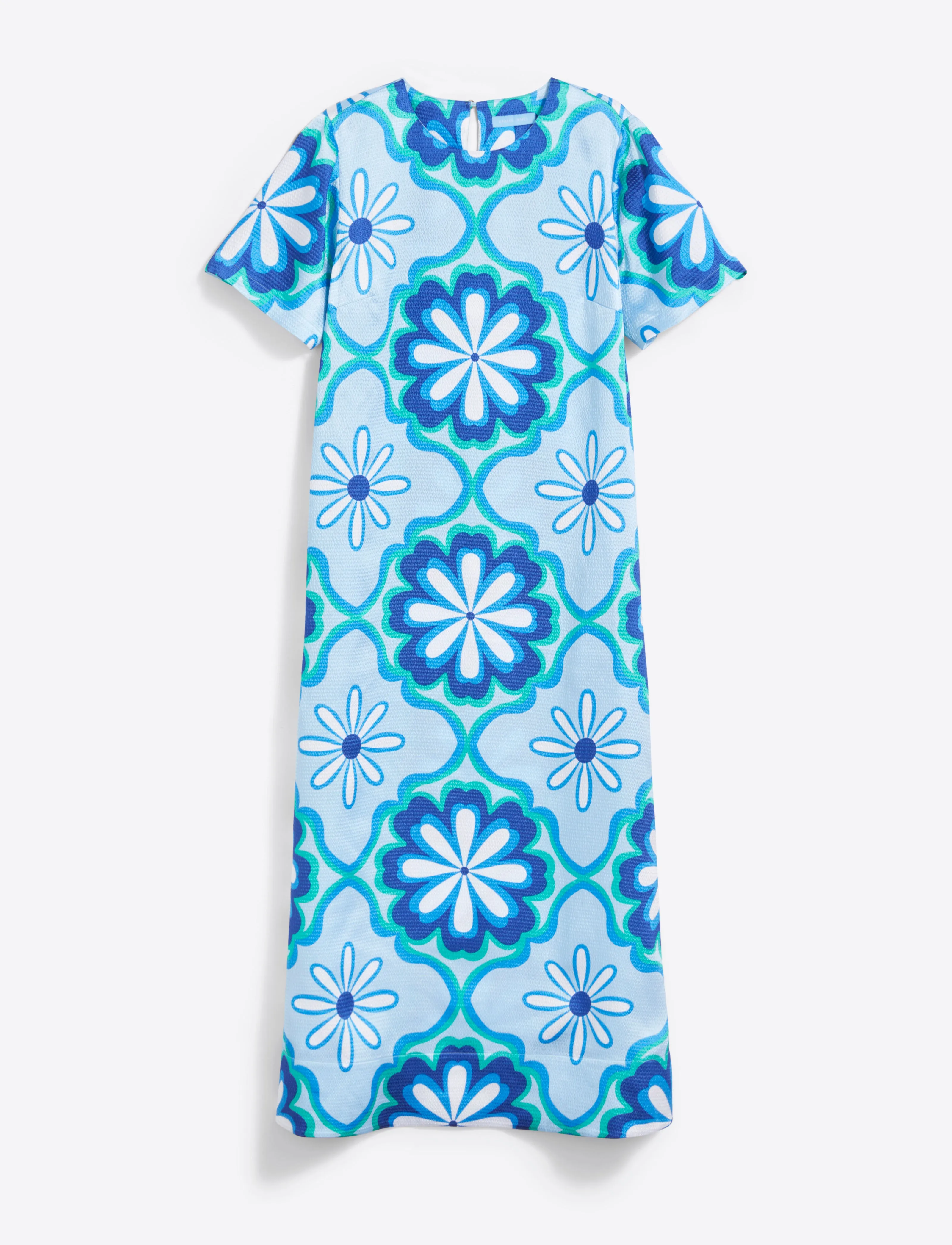 Norah Short Sleeve Midi Dress in Hammered Satin sold by Draper James product image thumbnail 2