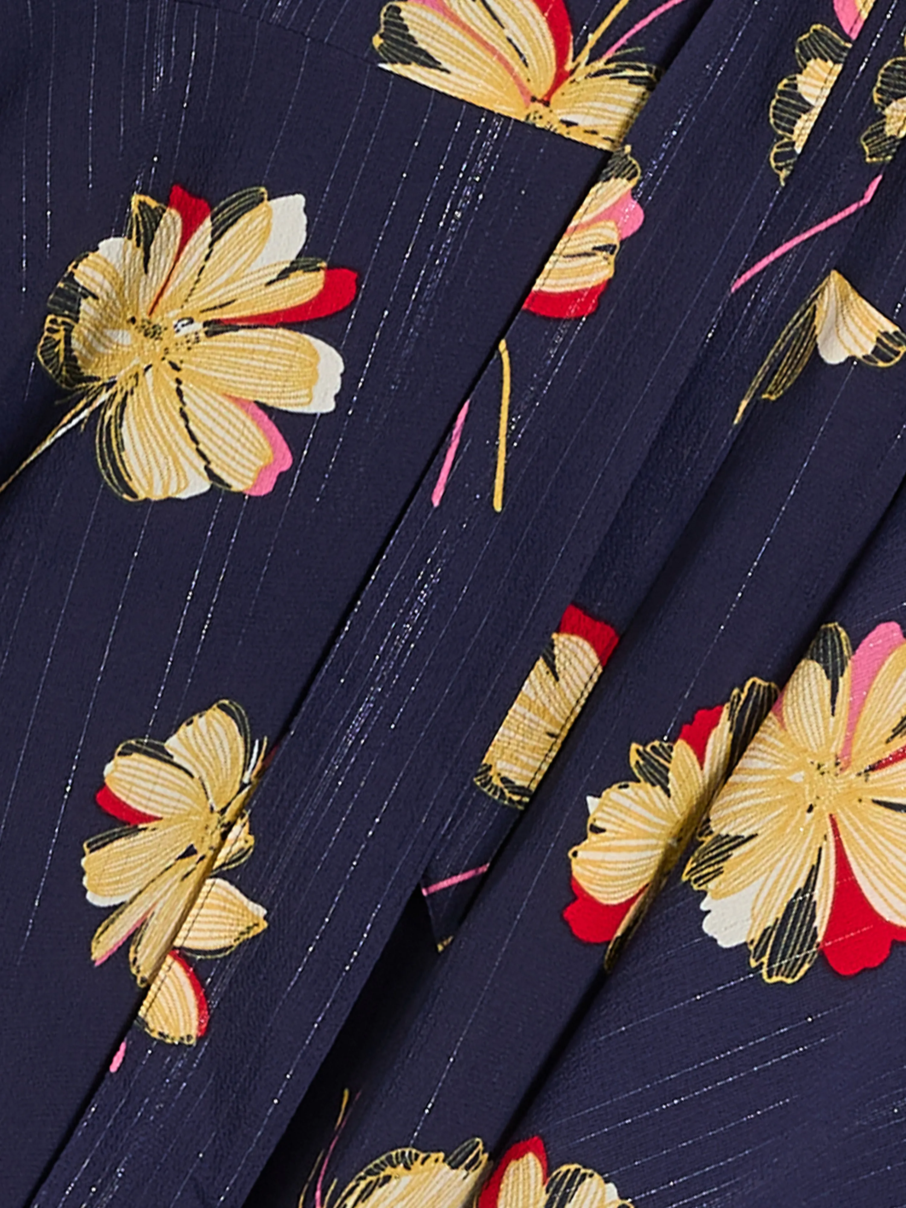 Naomi Wrap Dress in Wild Cosmos sold by Draper James product image thumbnail 4