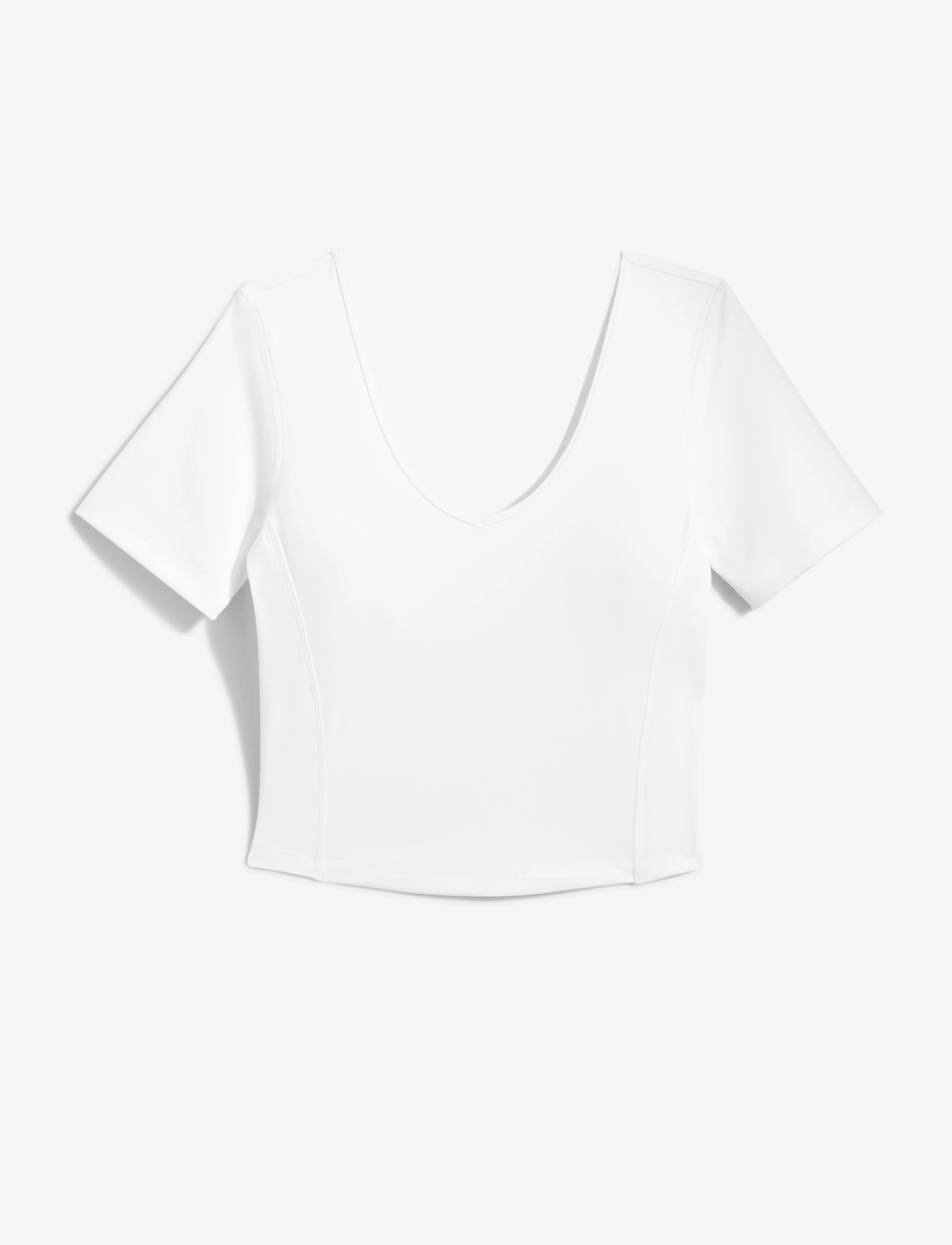 Cropped Sport Top in White sold by Draper James product image thumbnail 2