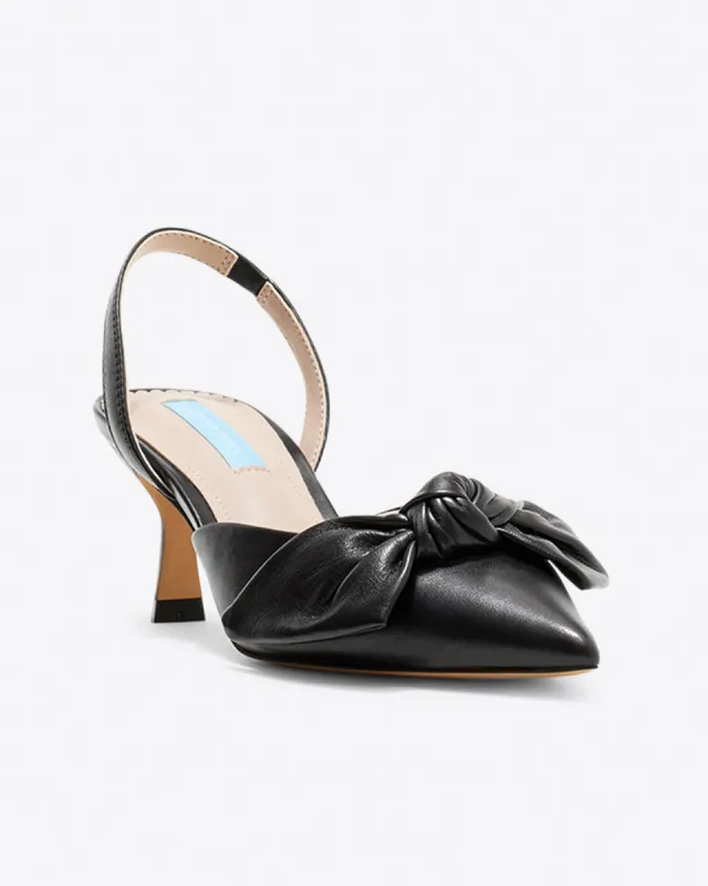 Tess Slingbacks in Black sold by Draper James