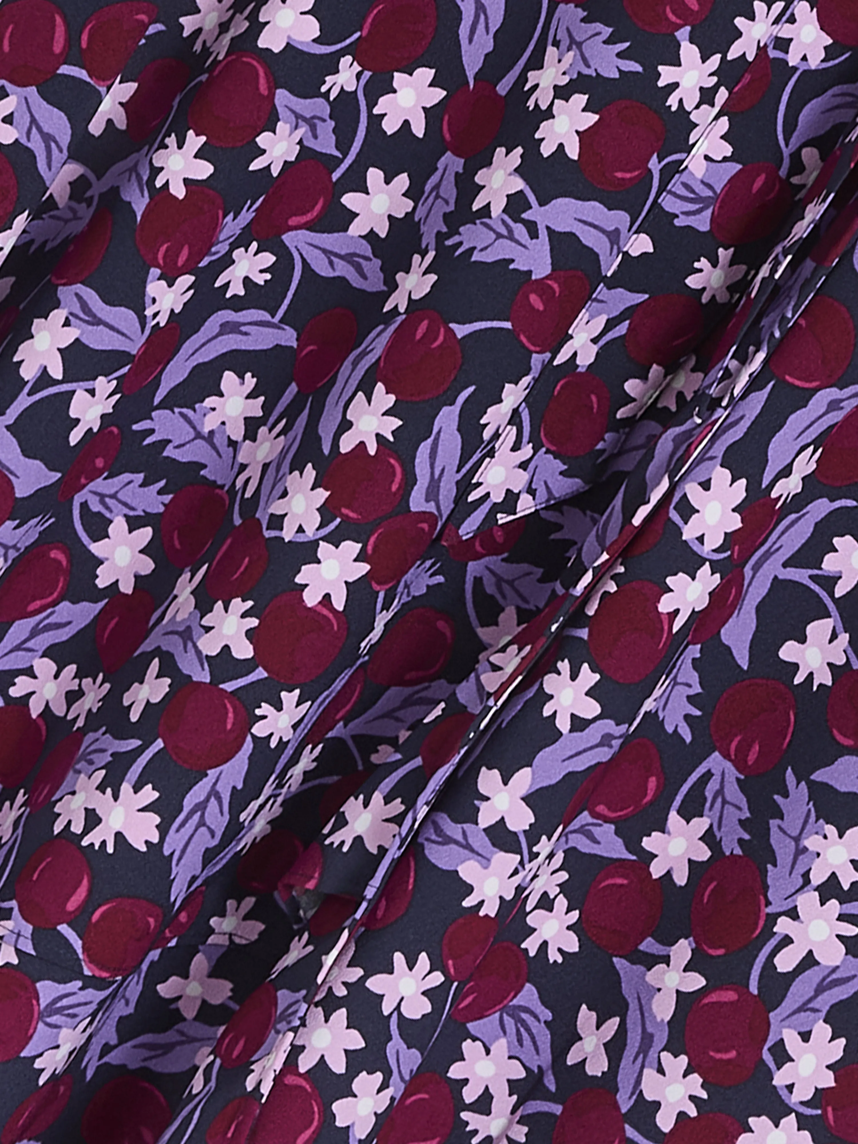 Naomi Wrap Dress in Plum Floral sold by Draper James product image thumbnail 4