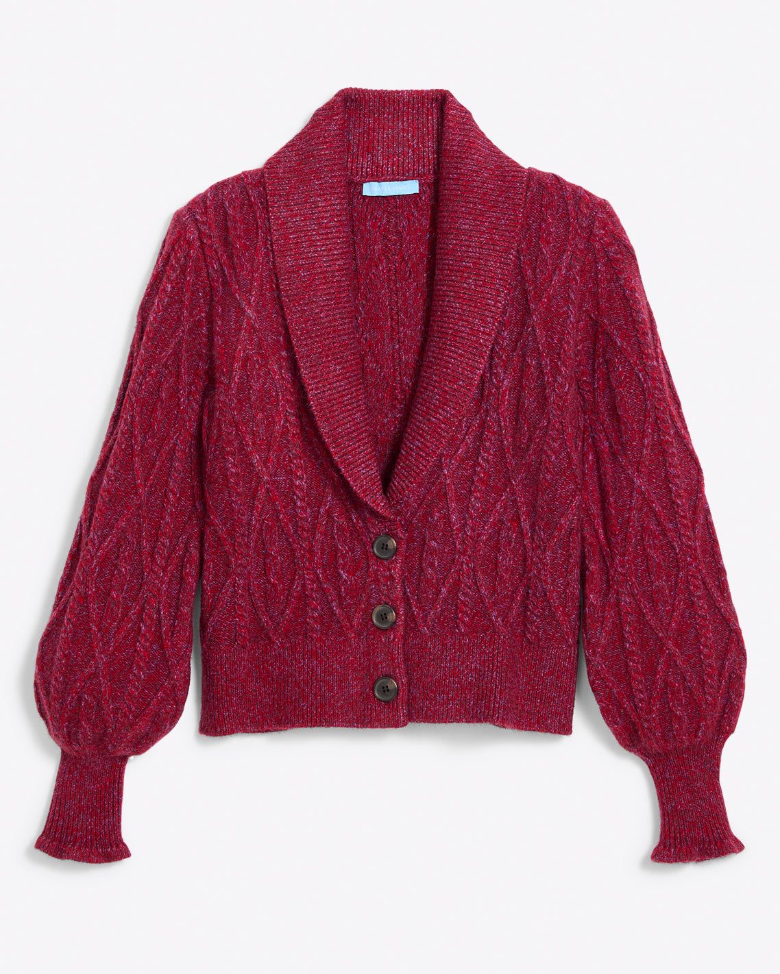 Marled Tuxedo Cardigan sold by Draper James product image thumbnail 2