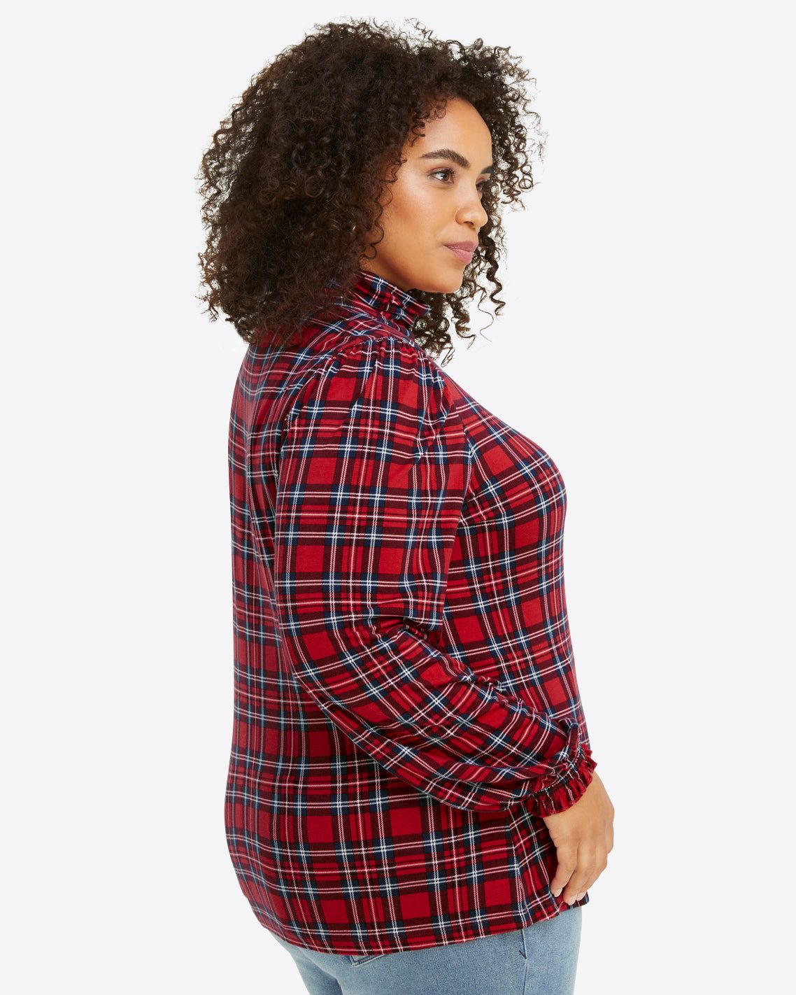 Knit Turtleneck in Angie Plaid sold by Draper James product image thumbnail 4