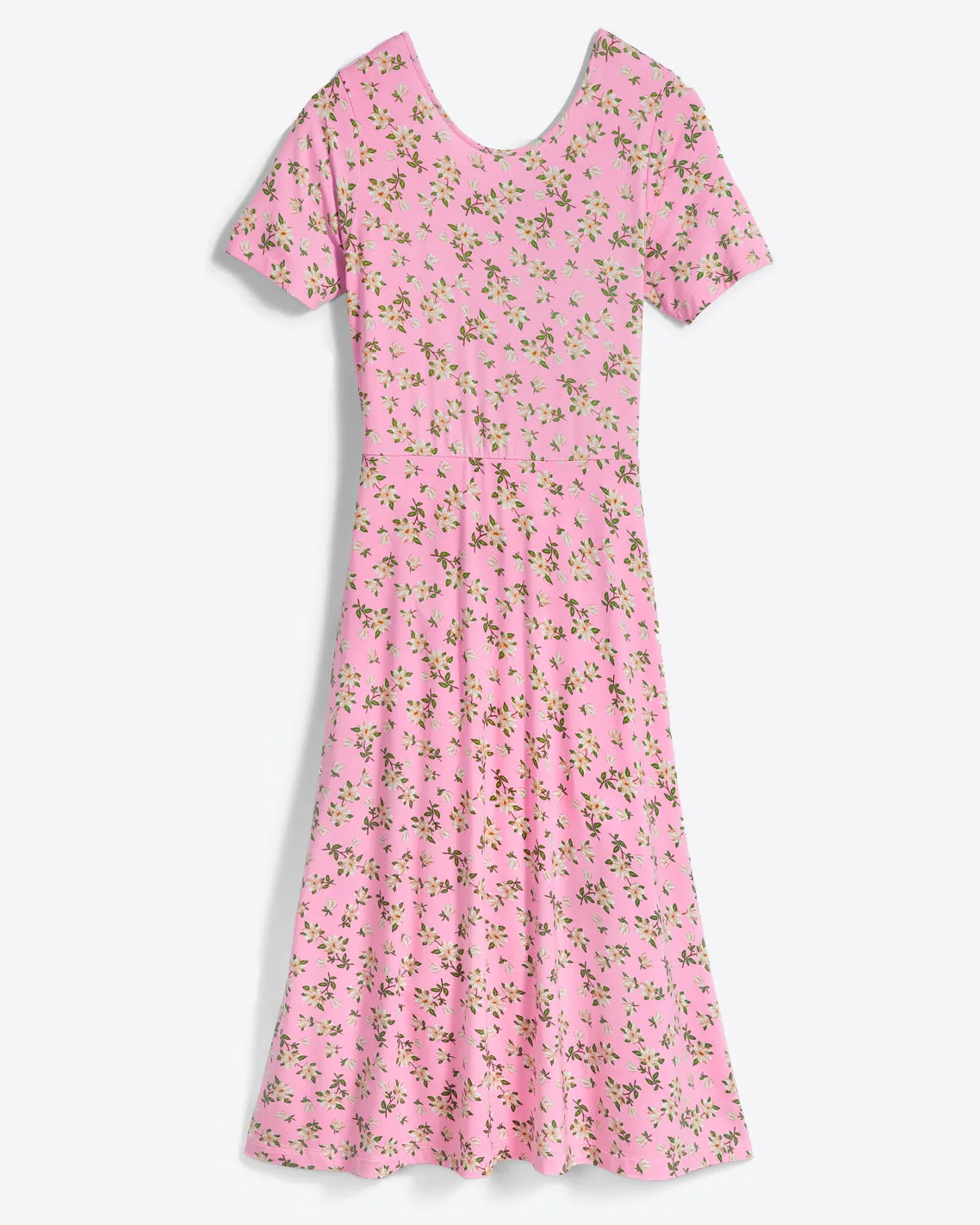 Tammy T-Shirt Dress in Pink Magnolia sold by Draper James product image thumbnail 2