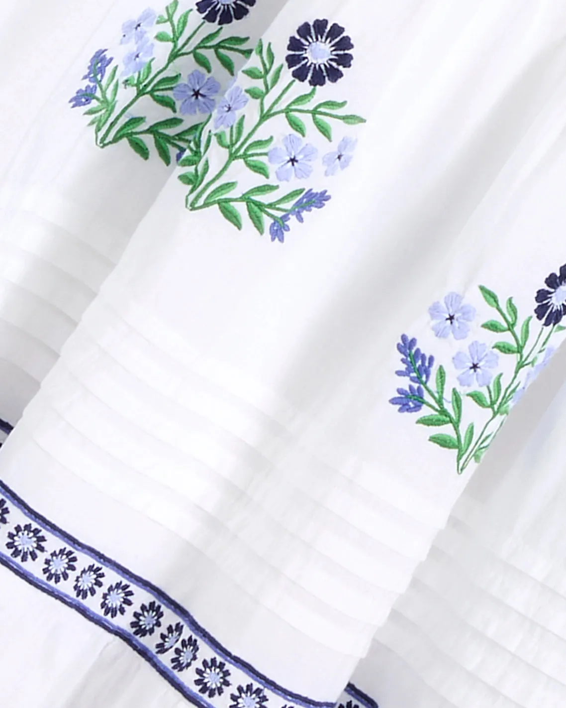 Kate Smocked Dress in Floral Embroidery sold by Draper James product image thumbnail 4