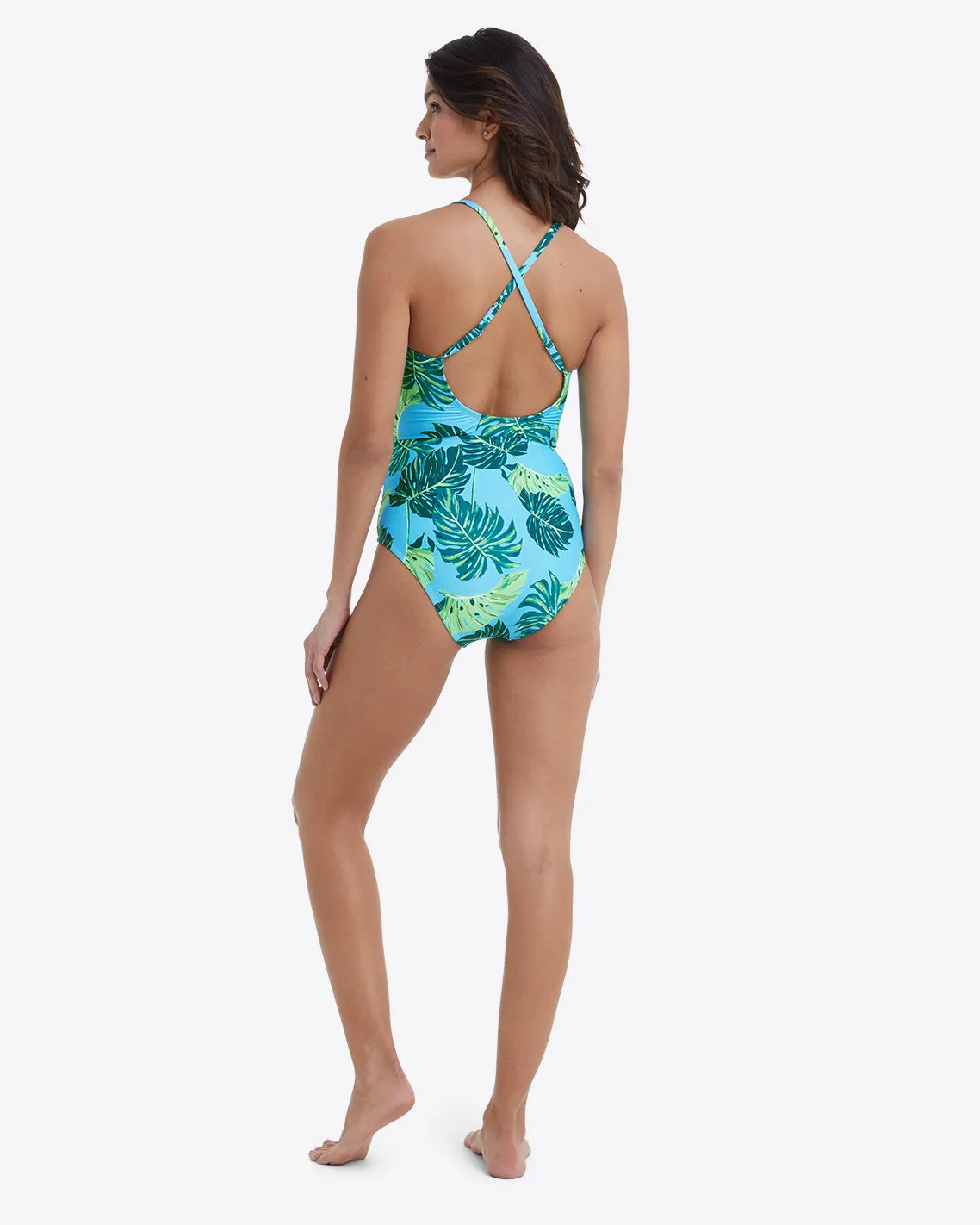 One Piece Swimsuit in Monstera Floral sold by Draper James product image thumbnail 3