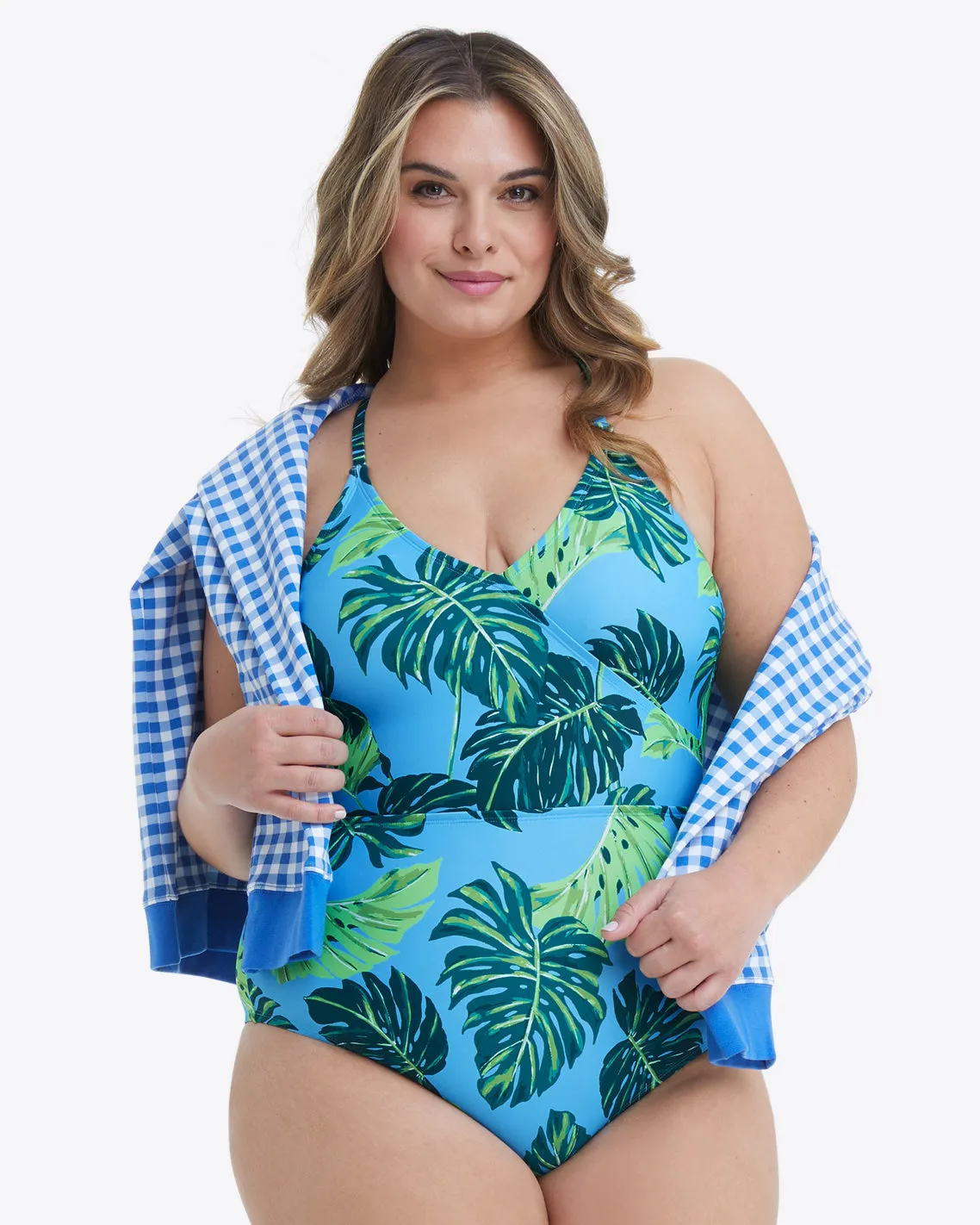 One Piece Swimsuit in Monstera Floral sold by Draper James product image thumbnail 5