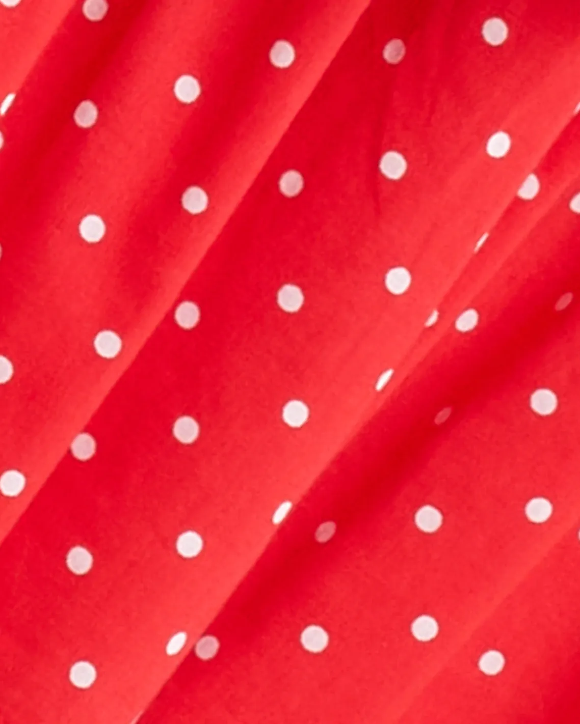 Taylor Tiered Dress in Red Polka Dot sold by Draper James product image thumbnail 4