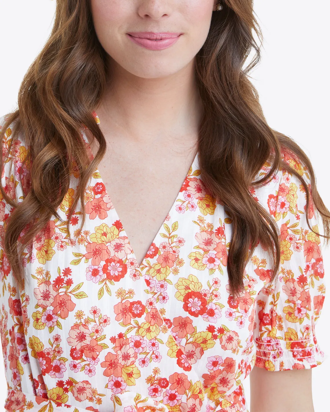 Naomi Wrap Dress in Field Blossom sold by Draper James product image thumbnail 5