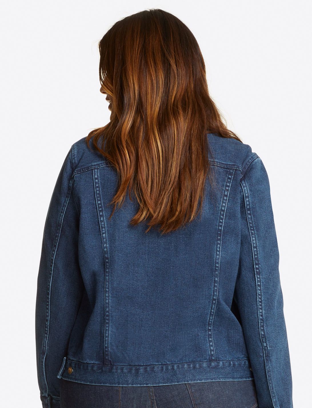Ruffle Denim Jacket sold by Draper James product image thumbnail 4
