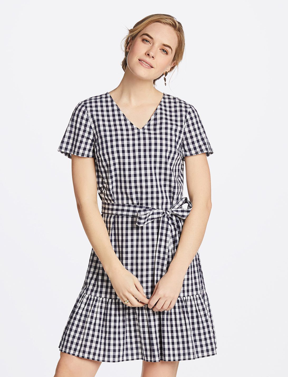 V-Neck Belted Shift Dress sold by Draper James