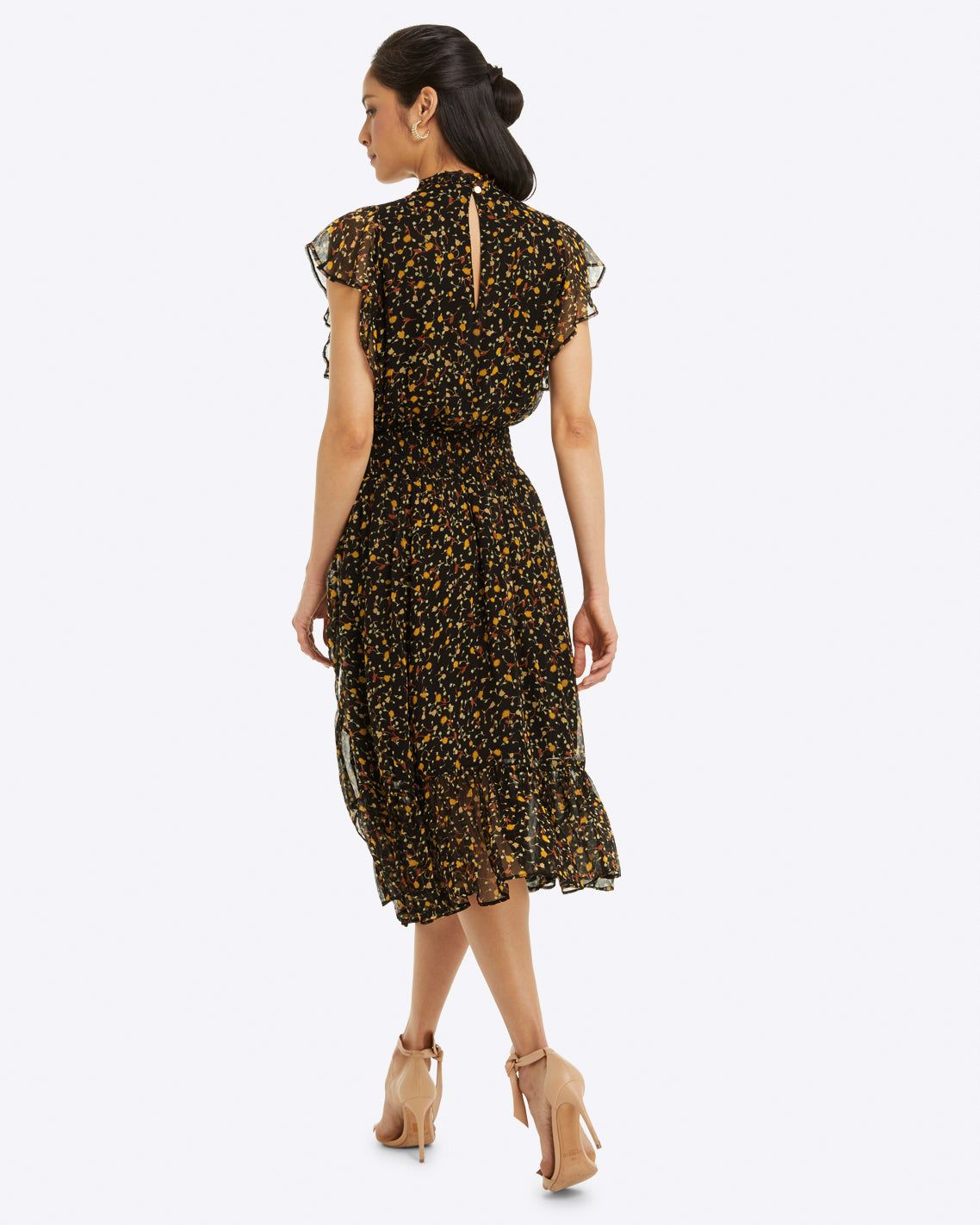 Kacey Faux Wrap in Flower Confetti sold by Draper James product image thumbnail 3