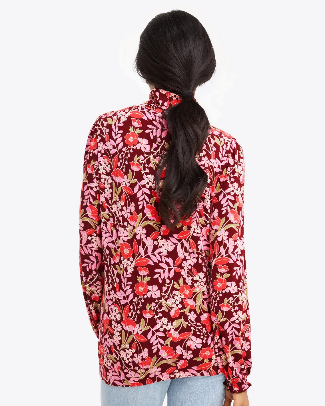 Knit Turtleneck in Flowering Vine sold by Draper James product image thumbnail 3