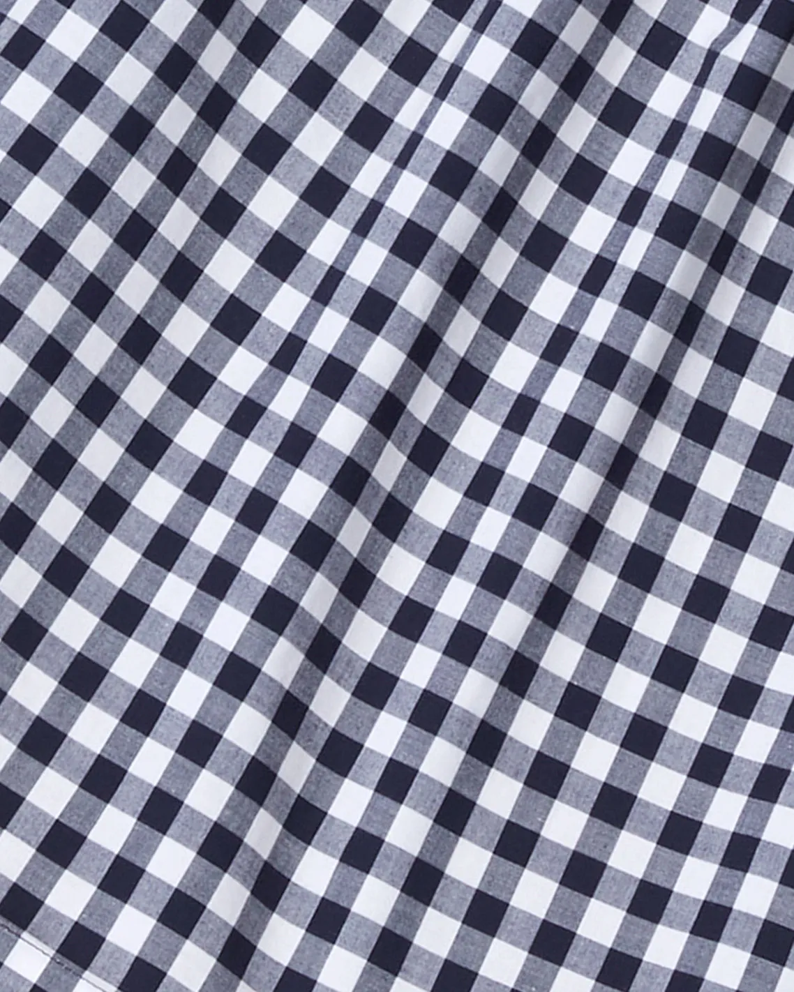 Deana Smocked Dress in Navy Gingham sold by Draper James product image thumbnail 5