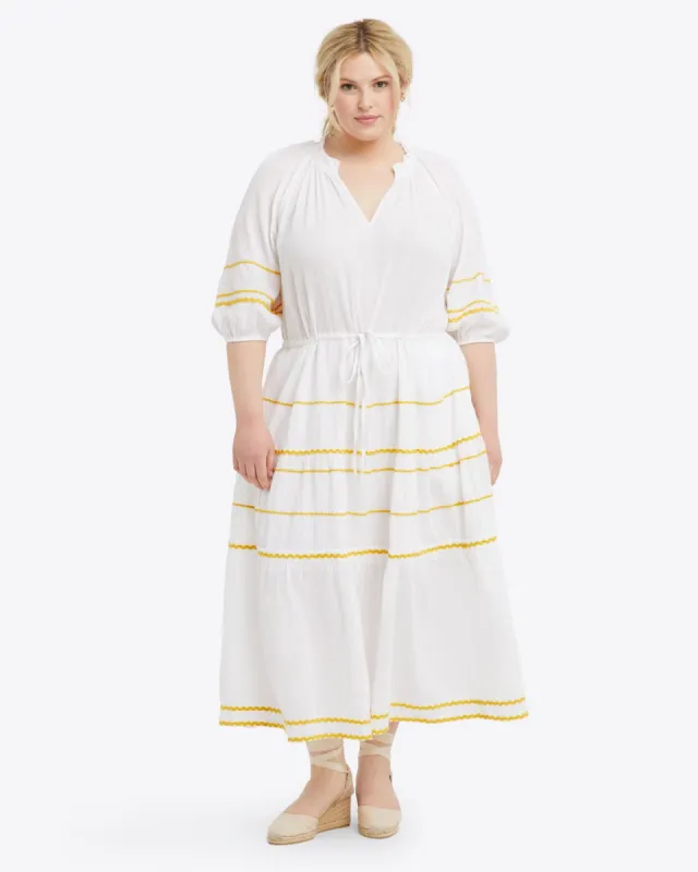 Martina Popover Ric Rac Dress sold by Draper James
