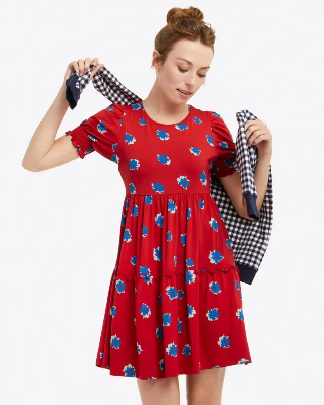 Lee Ann Dress in Aster Floral sold by Draper James