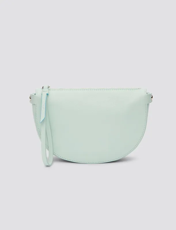 Leather Half Moon Wristlet sold by Draper James