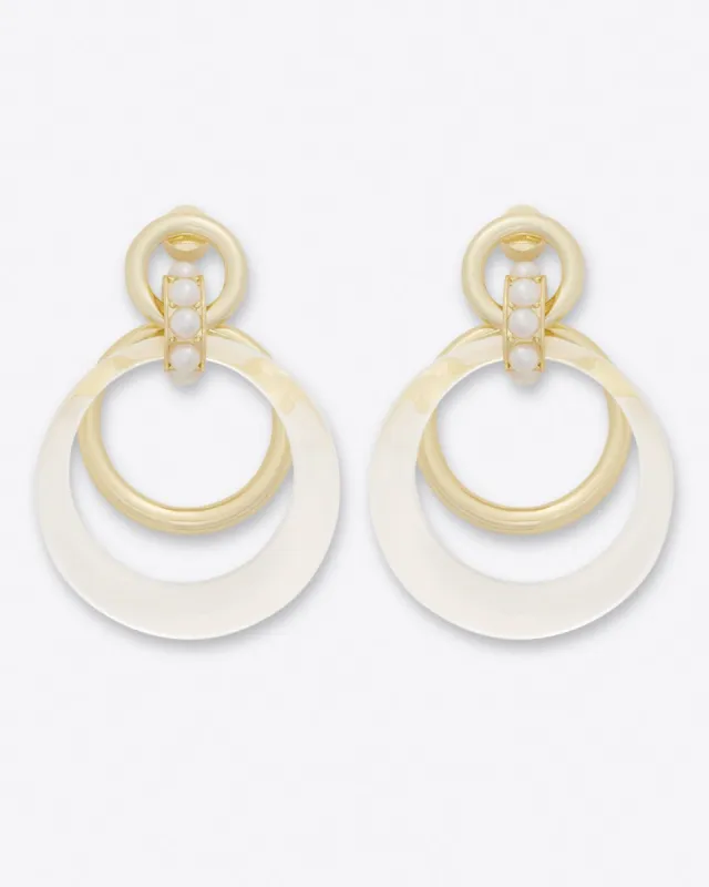 Resin Hanging Hoops sold by Draper James