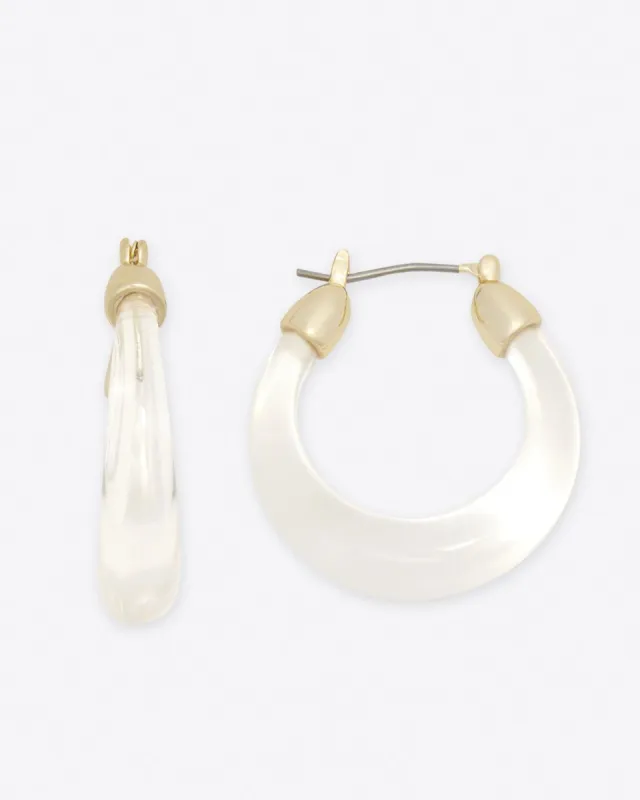 Tapered Resin Hoops sold by Draper James