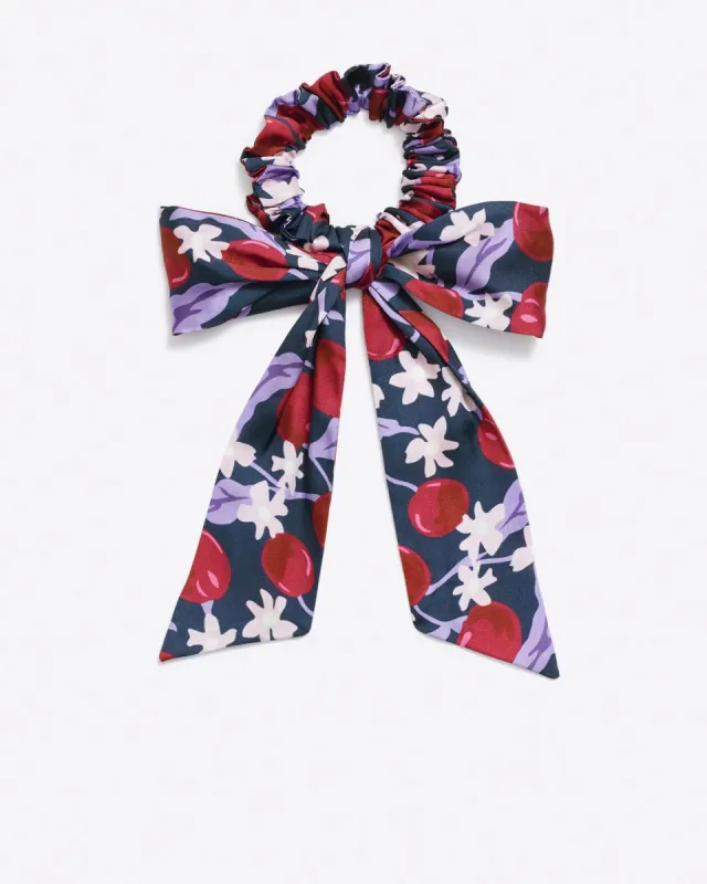 Scarf Scrunchie in Plum Floral sold by Draper James