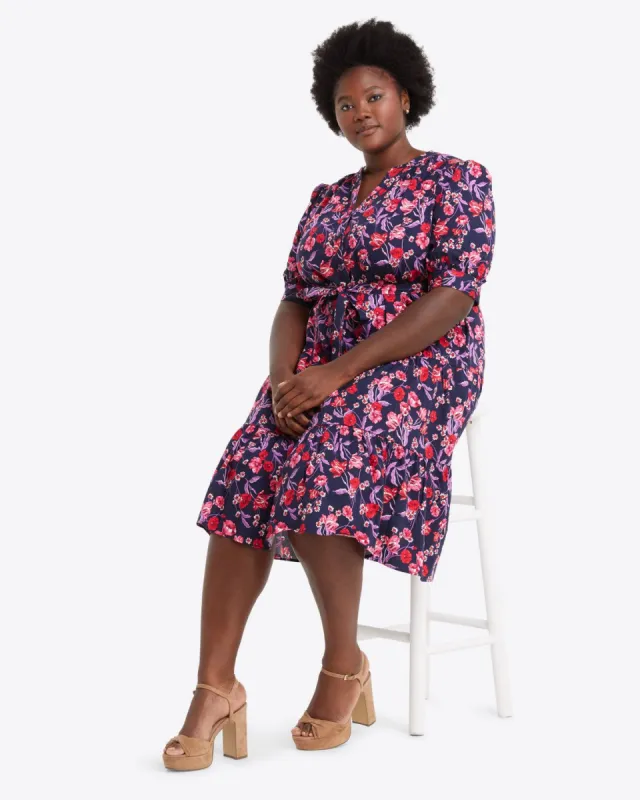 Loretta Shirtdress in Field Poppy sold by Draper James