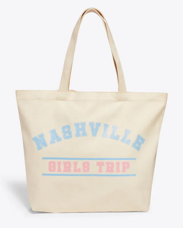 Nashville Girls Trip Canvas Tote sold by Draper James