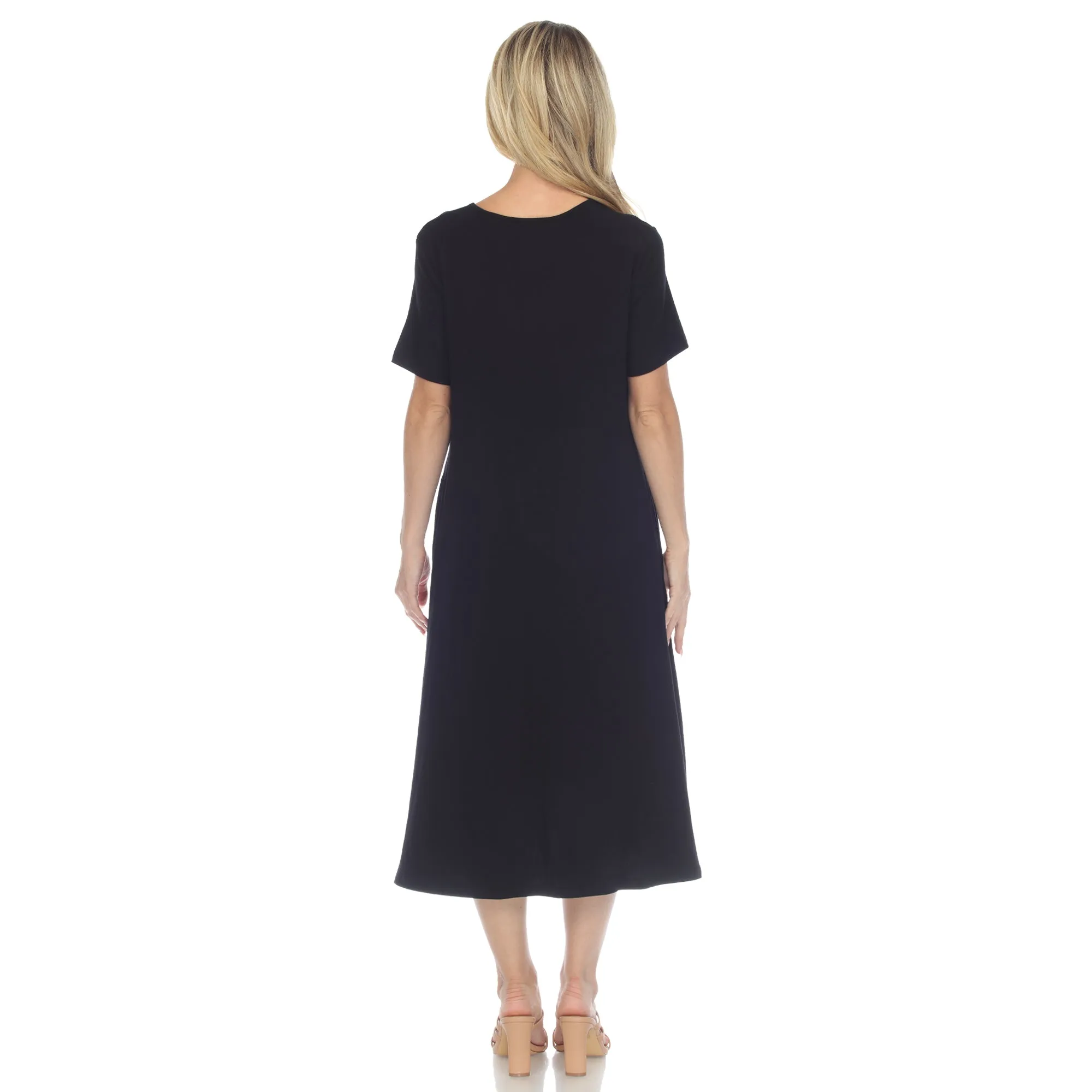 Short Sleeve Midi Dress sold by Dress Barn product image thumbnail 3