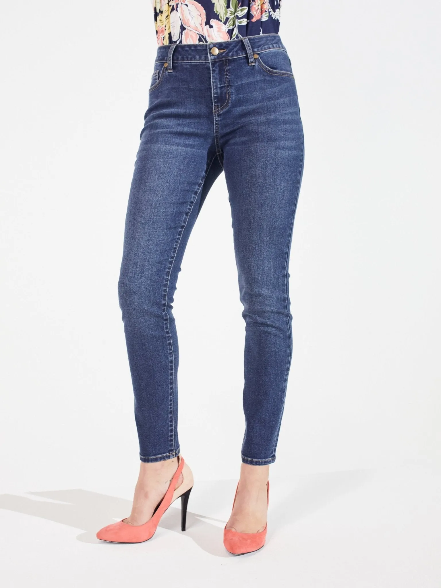 Westport Signature Skinny 5 Pocket Denim Jean sold by Dress Barn product image thumbnail 5