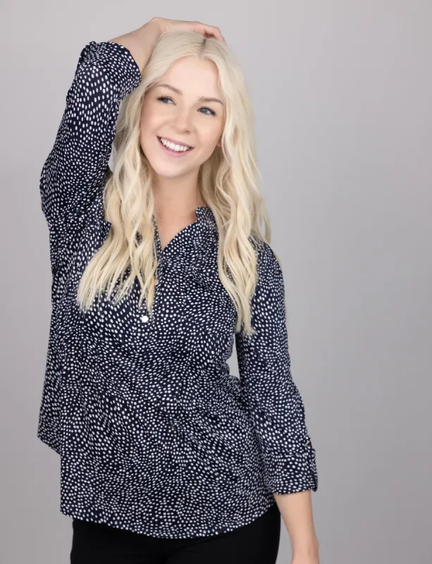 Cocomo Small Polka Dots with Front Pockets sold by Dress Barn