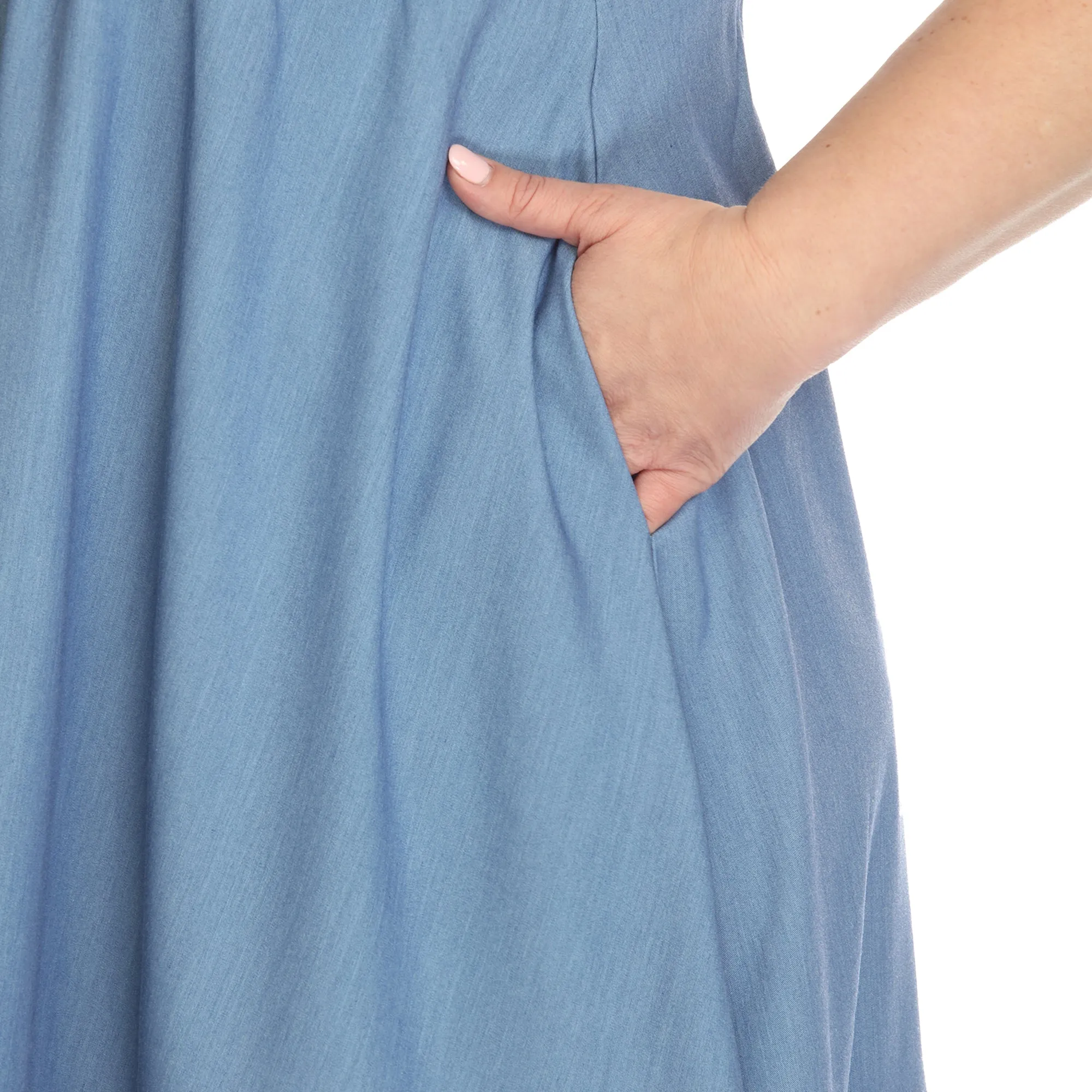 Ruffle Sleeve Knee-Length Dress - Plus sold by Dress Barn product image thumbnail 5