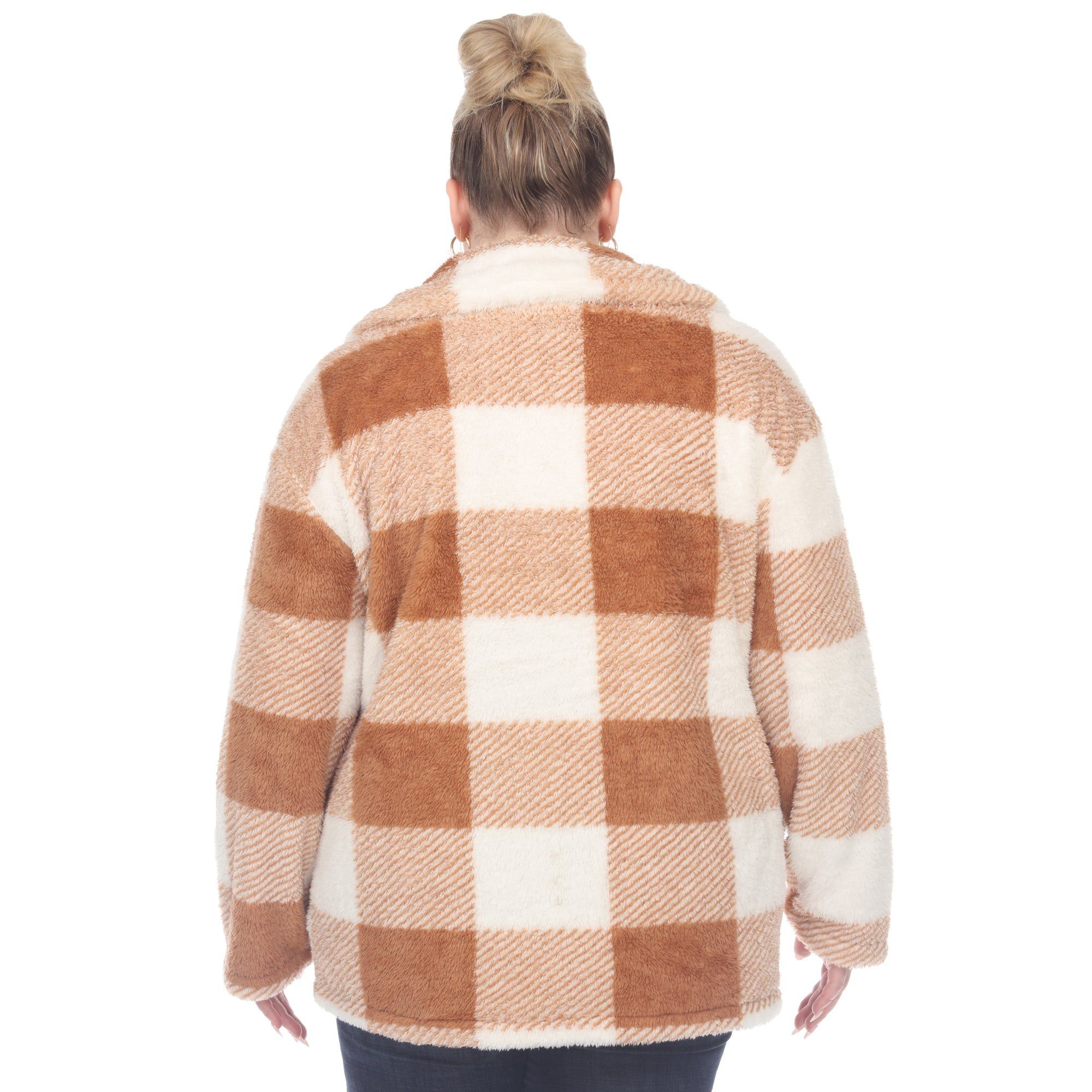 Plaid Shacket - Plus sold by Dress Barn product image thumbnail 4