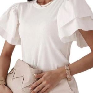 Daisy Bell Sleeve Top sold by Dress Barn