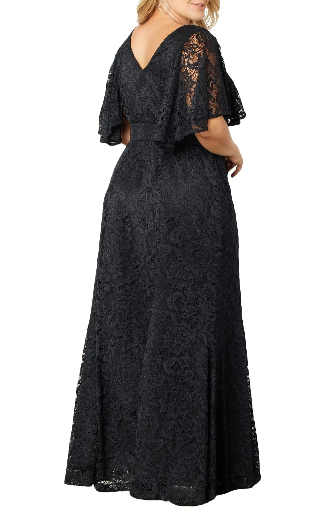 Duchess Lace Evening Gown - Plus sold by Dress Barn product image thumbnail 2